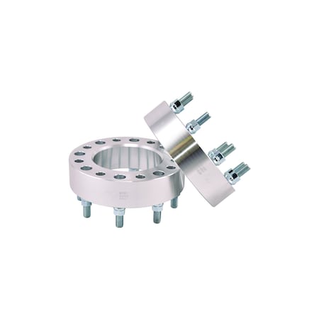 Trailfx WHEEL ADAPTERS, 8X180 - 8X180 WHEEL ADAPTER SLVR W870801S